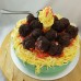 Food - Gravity Cake: Spaghetti and Meatballs